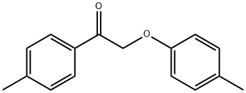 2-(4-methylphenoxy)-1-(4-methylphenyl)ethanone Struktur