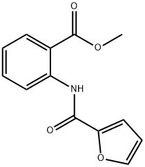 methyl 2-(2-furoylamino)benzoate Struktur