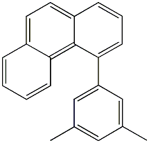 4-(3,5-dimethylphenyl)phenanthrene Struktur