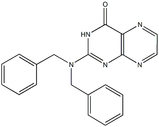 2-(dibenzylamino)-4(3H)-pteridinone Struktur