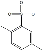 2,5-dimethylbenzenesulfonate Struktur