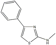 N-methyl-4-phenyl-1,3-thiazol-2-amine Struktur