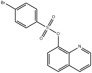 8-quinolinyl 4-bromobenzenesulfonate Struktur