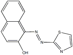 1-(1,3-thiazol-2-yldiazenyl)-2-naphthol Struktur