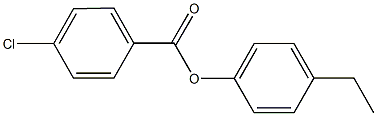 4-ethylphenyl 4-chlorobenzoate Struktur