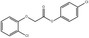 4-chlorophenyl (2-chlorophenoxy)acetate Struktur