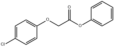 phenyl (4-chlorophenoxy)acetate Struktur