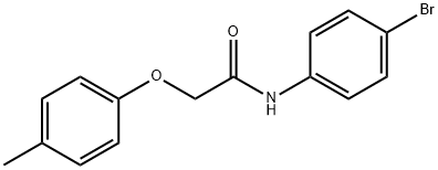 N-(4-bromophenyl)-2-(4-methylphenoxy)acetamide Struktur