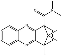 N,N,4,11,11-pentamethyl-1,2,3,4-tetrahydro-1,4-methanophenazine-1-carboxamide Struktur