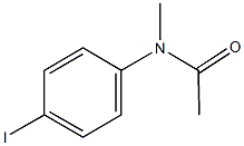 N-(4-iodophenyl)-N-methylacetamide Struktur