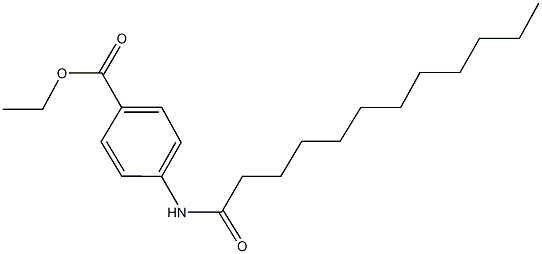 ethyl 4-(dodecanoylamino)benzoate Struktur