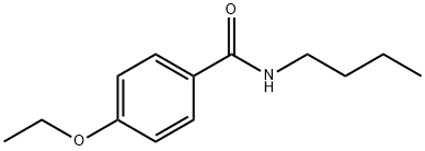 N-butyl-4-ethoxybenzamide Struktur