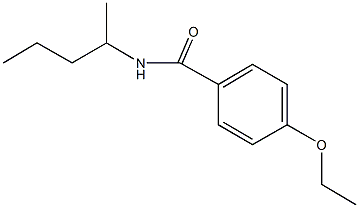 4-ethoxy-N-(1-methylbutyl)benzamide Struktur