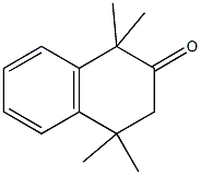 1,1,4,4-tetramethyl-3,4-dihydro-2(1H)-naphthalenone Struktur