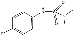 N'-(4-fluorophenyl)-N,N-dimethylsulfamide Struktur