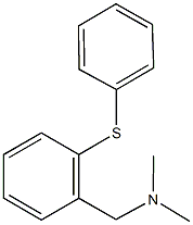 N,N-dimethyl-N-[2-(phenylsulfanyl)benzyl]amine Struktur