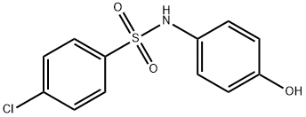 4-chloro-N-(4-hydroxyphenyl)benzenesulfonamide Struktur