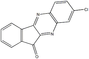 8-chloro-11H-indeno[1,2-b]quinoxalin-11-one Struktur