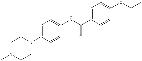 4-ethoxy-N-[4-(4-methyl-1-piperazinyl)phenyl]benzamide Struktur