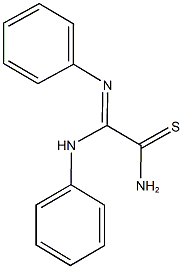 2-anilino-2-(phenylimino)ethanethioamide Struktur