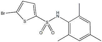 5-bromo-N-mesityl-2-thiophenesulfonamide Struktur