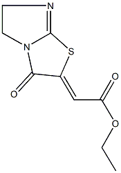 ethyl (3-oxo-5,6-dihydroimidazo[2,1-b][1,3]thiazol-2(3H)-ylidene)acetate Struktur