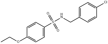 N-(4-chlorobenzyl)-4-ethoxybenzenesulfonamide Struktur