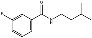 3-fluoro-N-isopentylbenzamide Struktur