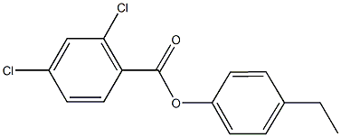 4-ethylphenyl 2,4-dichlorobenzoate Struktur