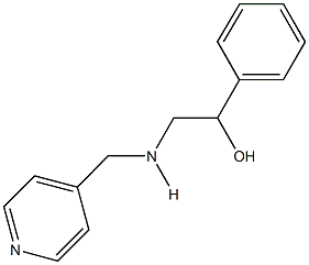 1-phenyl-2-[(4-pyridinylmethyl)amino]ethanol Struktur