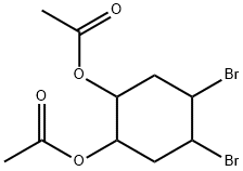 2-(acetyloxy)-4,5-dibromocyclohexyl acetate Struktur