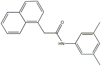 N-(3,5-dimethylphenyl)-2-(1-naphthyl)acetamide Struktur