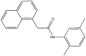 N-(2,5-dimethylphenyl)-2-(1-naphthyl)acetamide Struktur