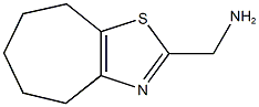 5,6,7,8-tetrahydro-4H-cyclohepta[d][1,3]thiazol-2-ylmethylamine Struktur