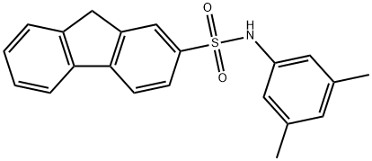 N-(3,5-dimethylphenyl)-9H-fluorene-2-sulfonamide Struktur