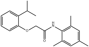 2-(2-isopropylphenoxy)-N-mesitylacetamide Struktur