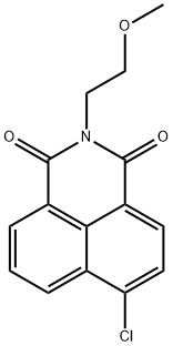 6-chloro-2-(2-methoxyethyl)-1H-benzo[de]isoquinoline-1,3(2H)-dione Struktur