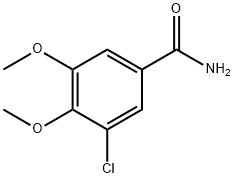 3-chloro-4,5-dimethoxybenzamide Struktur