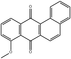 8-methoxybenzo[a]anthracene-7,12-dione Struktur