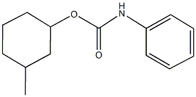 3-methylcyclohexyl phenylcarbamate Struktur