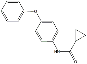 N-(4-phenoxyphenyl)cyclopropanecarboxamide Struktur