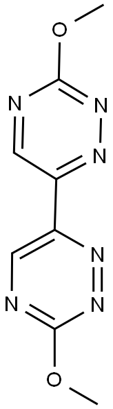 6,6'-bis[3-methoxy-1,2,4-triazine] Struktur