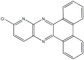 11-chlorodibenzo[f,h]pyrido[2,3-b]quinoxaline Struktur