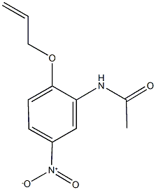 N-{2-(allyloxy)-5-nitrophenyl}acetamide Struktur