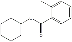 cyclohexyl 2-methylbenzoate Struktur