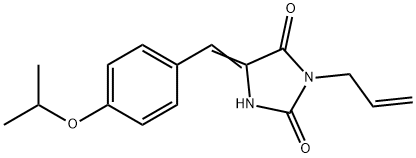 3-allyl-5-(4-isopropoxybenzylidene)-2,4-imidazolidinedione Struktur