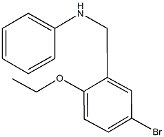 N-(5-bromo-2-ethoxybenzyl)-N-phenylamine Struktur