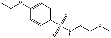 4-ethoxy-N-(2-methoxyethyl)benzenesulfonamide Struktur