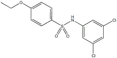 N-(3,5-dichlorophenyl)-4-ethoxybenzenesulfonamide Struktur