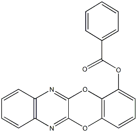 [1,4]benzodioxino[2,3-b]quinoxalin-1-yl benzoate Struktur